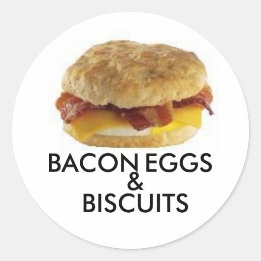 Sandwich Ronde Sticker (Voorkant)