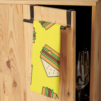 Sandwich Seamless Pattern | Sandwich Puns | Sandwi Theedoek