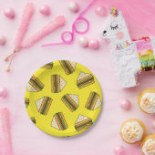 Sandwich Seamless Pattern | Sandwich Puns| Sandwic Papieren Bordje (Feest)