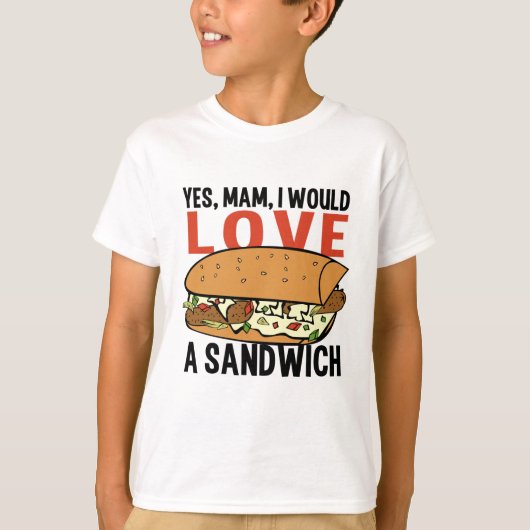 Sandwich-shirten en -jassen t-shirt (Voorkant)
