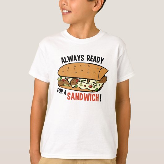 Sandwich-shirten en -jassen t-shirt (Voorkant)