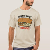 Sandwich-shirten en -jassen t-shirt (Voorkant)