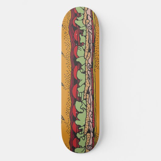 Sandwich Skateboard Deck (Voorkant)