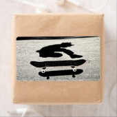 sandwich skateboard etiket (Insitu)