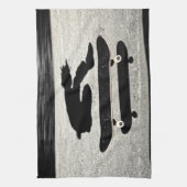 sandwich skateboard theedoek (Verticaal)