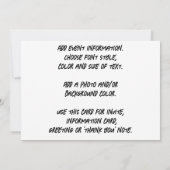 Sandwich Smile Kaart (Achterkant)