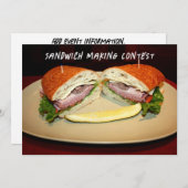 Sandwich Smile Kaart (Voorkant / Achterkant)