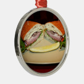 Sandwich Smile Keramisch Ornament (Rechts)