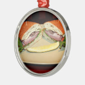 Sandwich Smile Keramisch Ornament (Links)