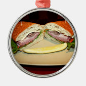 Sandwich Smile Keramisch Ornament (Voorkant)