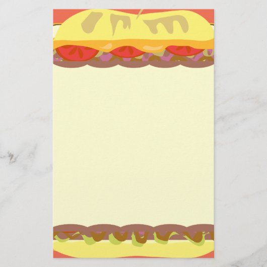 Sandwich Stationery Briefpapier (Voorkant)