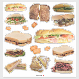 Sandwich-Stickers Sticker
