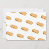 Sandwich Sub Brunch Baby shower Kaart (Achterkant)