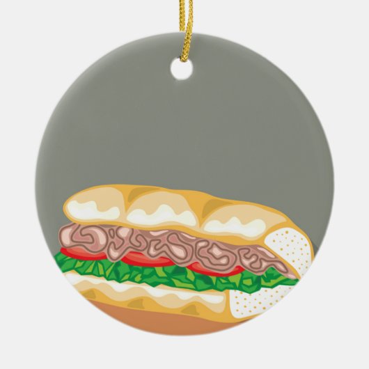 Sandwich Vector Keramisch Ornament (Voorkant)
