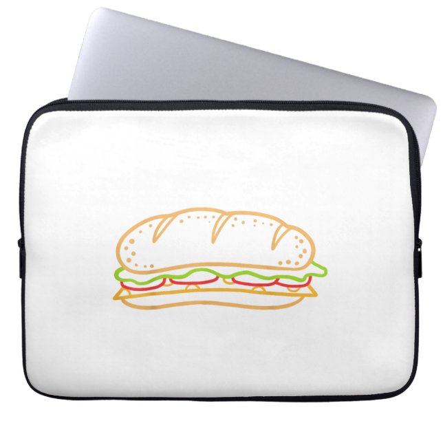 Sandwich Voering Laptop Sleeve (Voorkant)
