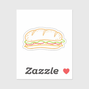 Sandwich Voering Sticker