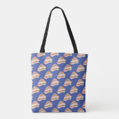 Sandwiches - Bacon Lettuce Tomato - uw initialen Tote Bag (Achterkant)