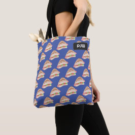 Sandwiches - Bacon Lettuce Tomato - uw initialen Tote Bag