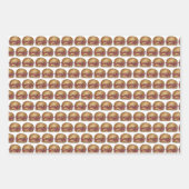 Sandwiches Ham en Cheese Philly Steak Sub Hoagie Inpakpapier Vel (Voorkant 2)