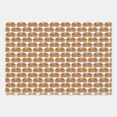 Sandwiches Ham en Cheese Philly Steak Sub Hoagie Inpakpapier Vel (Voorkant)