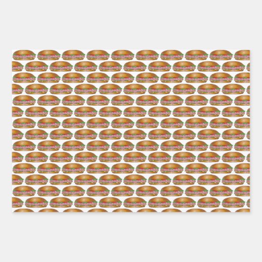 Sandwiches Ham en Cheese Philly Steak Sub Hoagie Inpakpapier Vel (Voorkant)