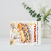 sandwichgram briefkaart (Staand voorkant)
