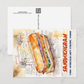 sandwichgram briefkaart (Voorkant / Achterkant)