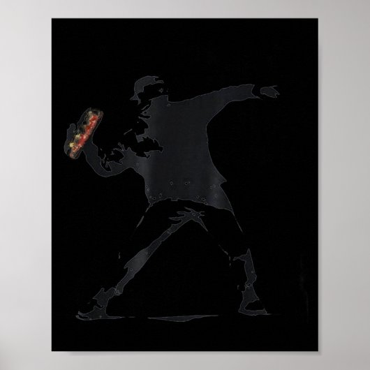 Sandwichman, Sandwich Thrower Man  Poster (Voorkant)