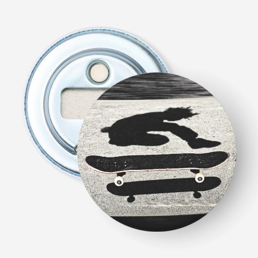 sandwichtig skateboard button flesopener (Voorkant)