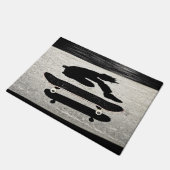 sandwichtig skateboard deurmat (Schuin)