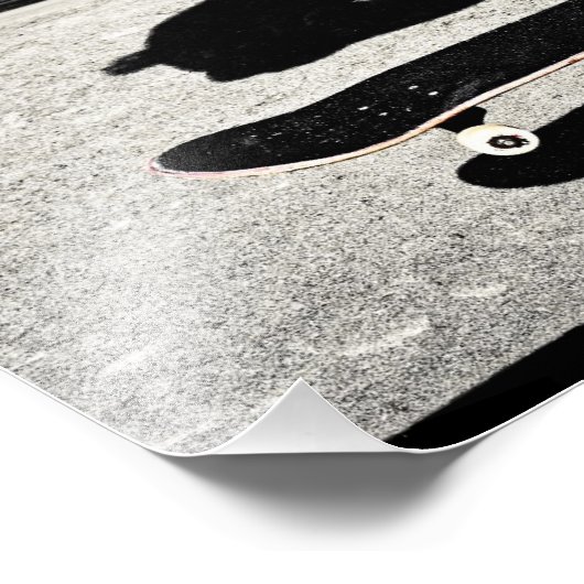 sandwichtig skateboard foto afdruk (Hoek)