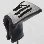 sandwichtig skateboard golfheadcover (3/4 voorkant)
