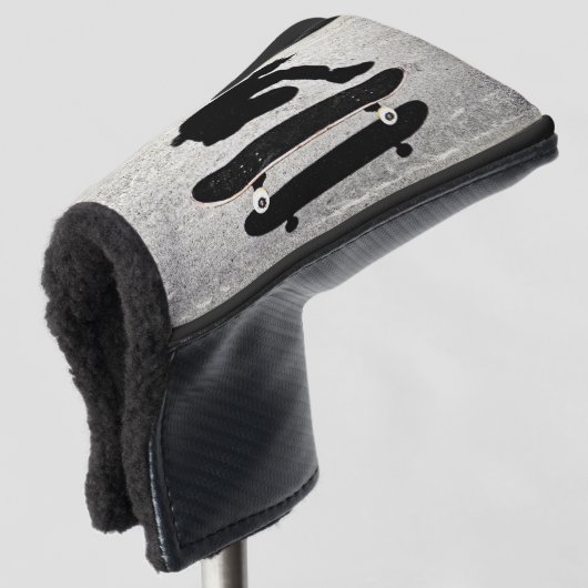 sandwichtig skateboard golfheadcover (3/4 voorkant)