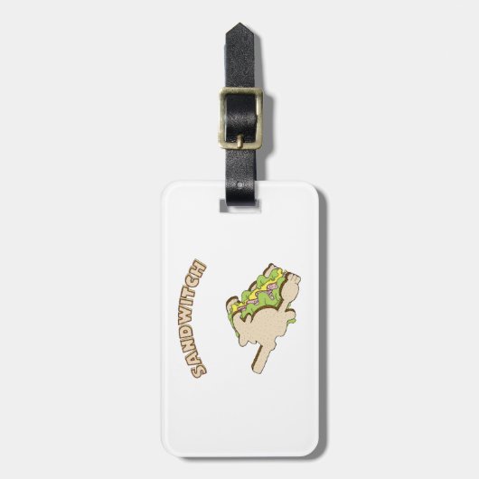 Sandwitch Bagagelabel (Voorkant verticaal)