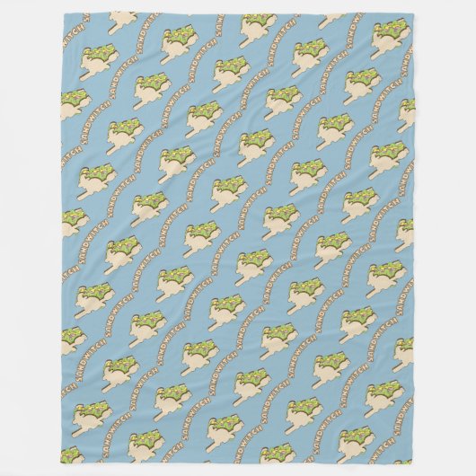 Sandwitch Fleece Deken (Voorkant)