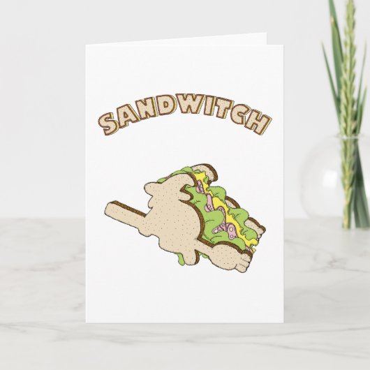 Sandwitch Notitiekaartje (Voorkant)