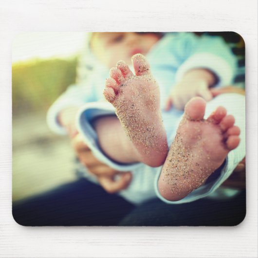 Sandy Baby Feet Muismat (Voorkant)
