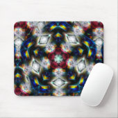 Sandy base met vormen in donkere kleuren en verlic muismat (Met muis)