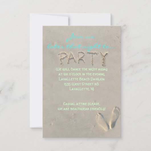 SANDY Bat Mitzvah Party Reception Kaart (Voorkant)