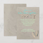 SANDY Bat Mitzvah Party Reception Kaart (Voorkant / Achterkant)