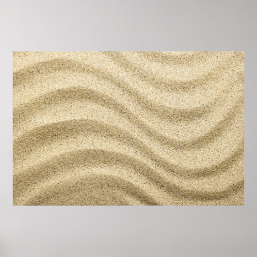 Sandy Beach achtergrond 1 Poster (Voorkant)