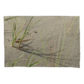 Sandy Beach and Fragile Reeds Pillow Case Kussensloop (Voorkant-Links)