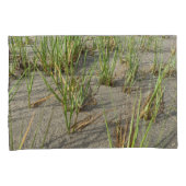 Sandy Beach and Fragile Reeds Pillow Case Kussensloop (Voorkant-Rechts)