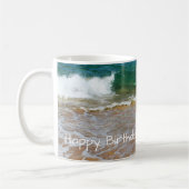 Sandy Beach and Waves Happy Birthday Mok (Links)