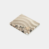 Sandy Beach Background with Shells and Starfish Post-it® Notes (Schuin)
