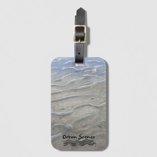 Sandy Beach Bagagelabel (Voorkant (verticaal))