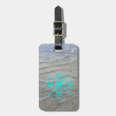 Sandy Beach Bagagelabel (Voorkant verticaal)