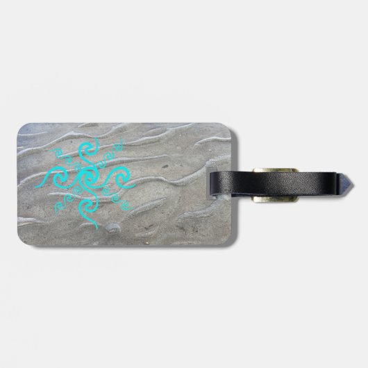 Sandy Beach Bagagelabel (Achterkant horizontaal)