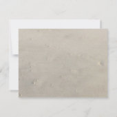 SANDY BEACH Bar Bat Mitzvah Uitnodigingskaart RSVP Kaartje (Achterkant)