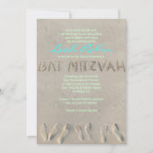 SANDY BEACH Bat Mitzvah Uitnodiging (Voorkant)